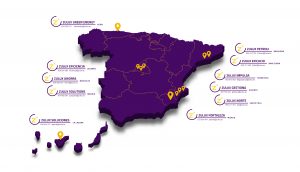 Mapa Red de Franquicias Zulux
